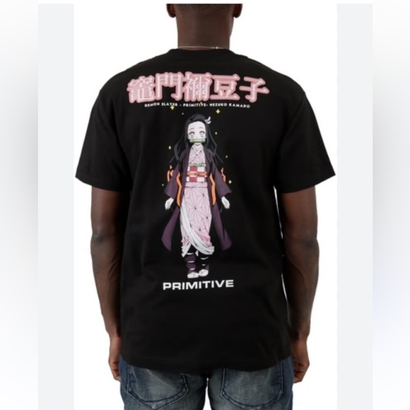 Primitive demon slayer black Tshirt size M unisex new without tags - Picture 1 of 8